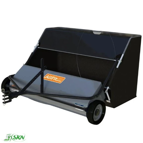 الحاقی برگ جمع کن چمن زن تراکتوری sweeper for big leaf clean up+ جاروی جمع کردن برگ