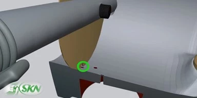 مجرای اول در تنظیم پیچ جریان کم first hole is behind the throttle valve+ پیچ تنظیم جریان کم کاربراتور