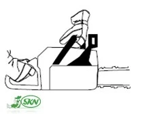 روش صحیح محکم دست گرفتن دستگاه اره زنجیری به دست گرفتن صحیح اره موتوری