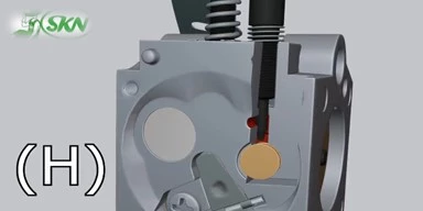پیچ جریان بالا در تنظیم کربراتور carburetor H screw +تنظیم کاربراتور