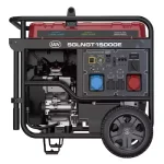 نمای کنار ژنراتور برق SKN SGLNGT15000E سه گانه سوز 11kw