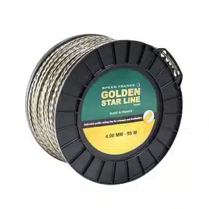 نخ مارپیچ 95M – 4mm- مشکی/طلایی – Speed france